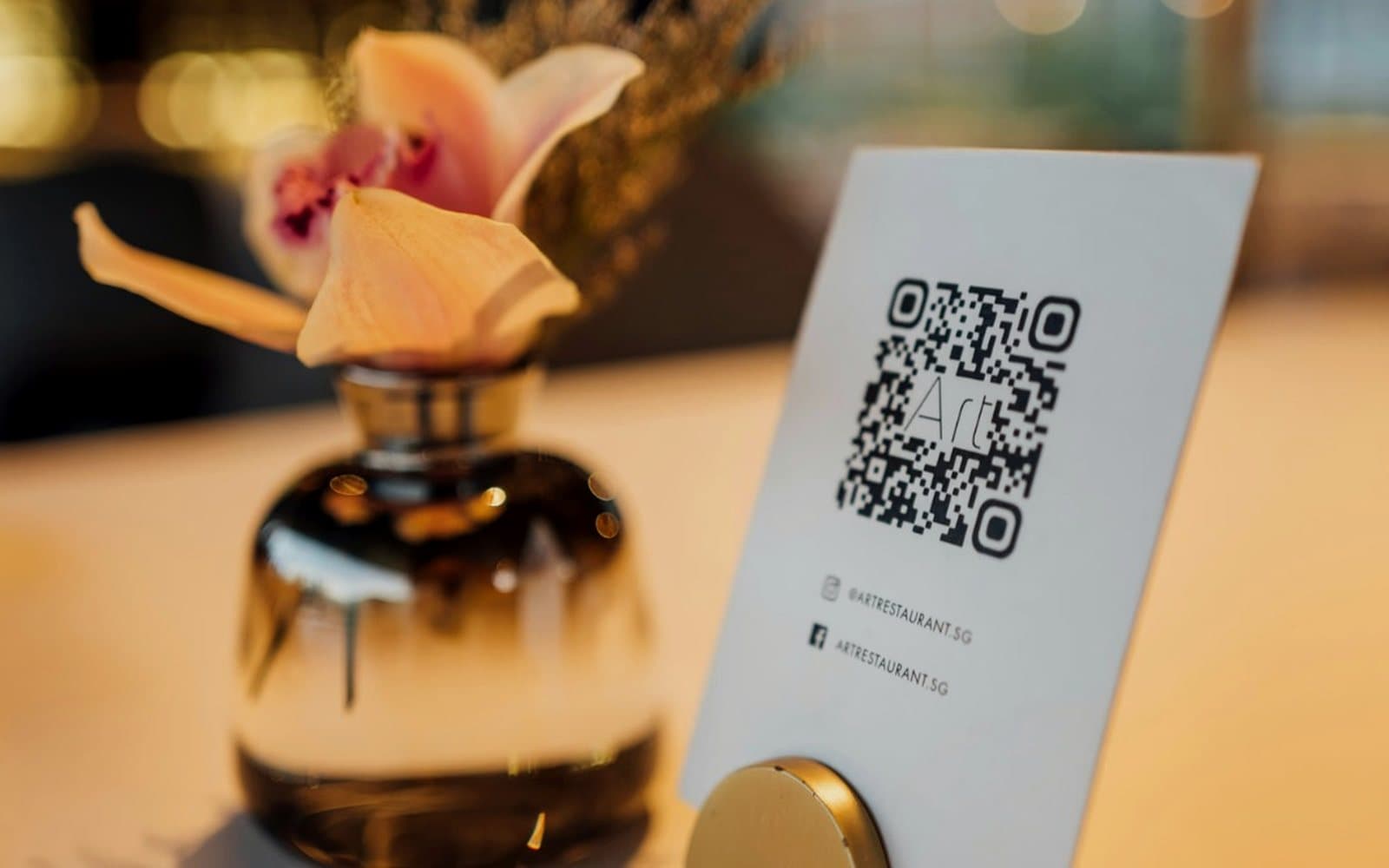 QR ordering system
